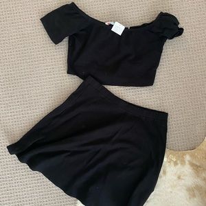 Free people beach skirt set M